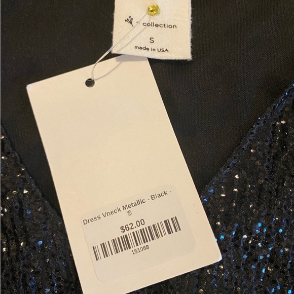 Gliter Black Dress - Picture 4 of 5